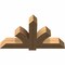 Ekena Millwork Redmond Smooth Timber Gable Bracket, Western Red Cedar, 48"W x 28"H x 5 1/2"D x 5 1/2"F, 14/12 Pitch GBW048X28X0606RED00SWR - alternate 5